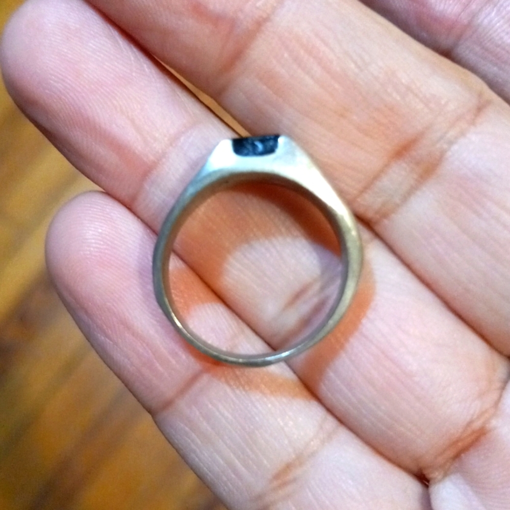 925 onyx ring - Picture 6 of 8